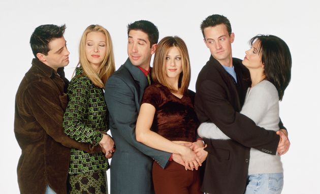 The cast of Friends pictured at the height of the show's success