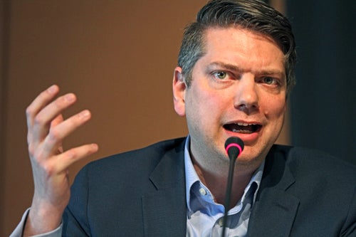 Republican Nick Begich, a wealthy software entrepreneur, claimed, without evidence, that Social Security is a "Ponzi scheme," because its trust funds are invested in Treasury bonds.