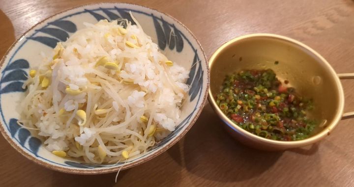 豆もやしごはん