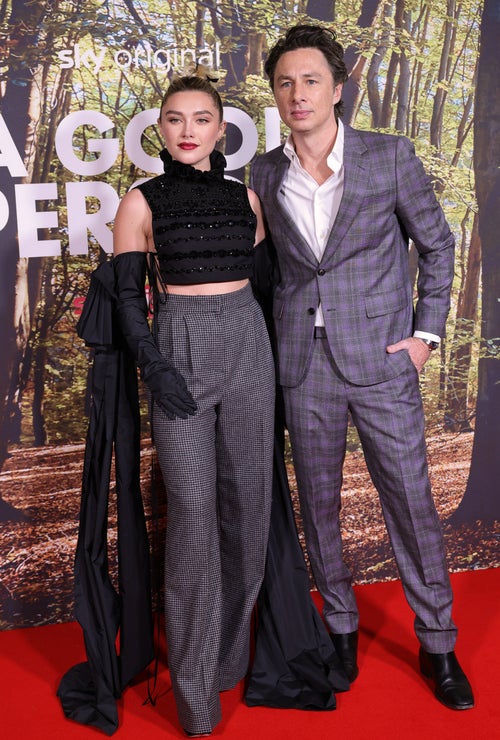 Florence Pugh and Zach Braff dated for about three years before their 2022 split. 
