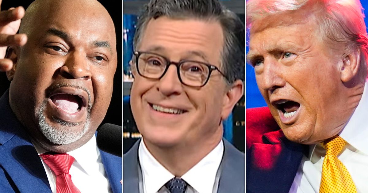 Stephen Colbert Has Absolutely Scathing Theory About Trump And Mark Robinson