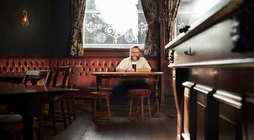 You'll appreciate all the notes in that beer a whole lot more than when you're distracted by talking to a tablemate.