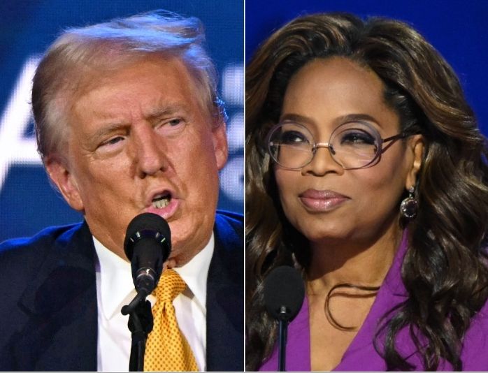 Former President Donald Trump wrote that Oprah Winfrey wanted to "crawl under a table" over Kamala Harris' "foolish" appearance during her interview with the vice president last week.