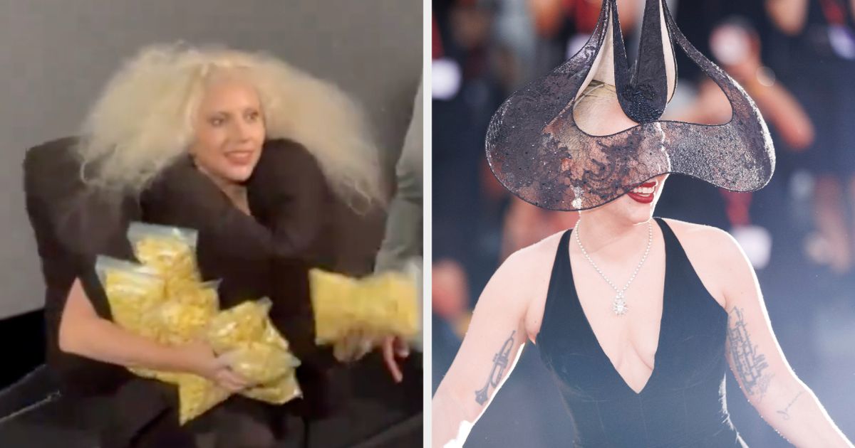 ‘¡Disfruten del maldito espectáculo!’: No podemos dejar de ver este clip de Lady Gaga repartiendo palomitas de maíz en una proyección de Joker