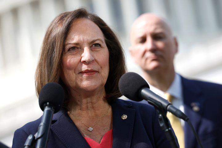 Sen. Deb Fischer (R-Neb.) shown here on May 11, 2023, at the U.S. Capitol, said the votes aren't there for Nebraska to change the way it allots electoral votes before the November election.