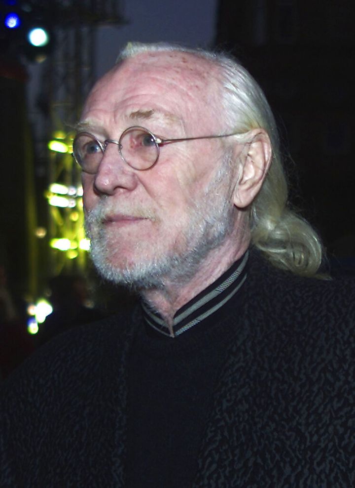 Richard Harris at the Harry Potter premiere in 2001