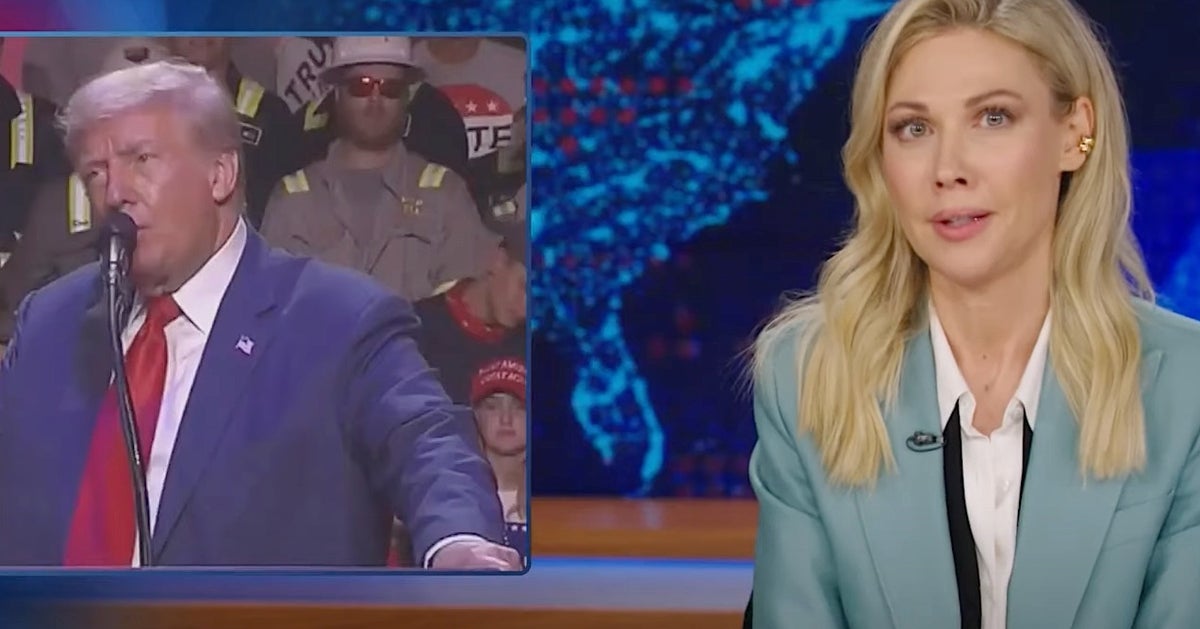 NextImg:'Daily Show' Hits Trump's Latest Grievance-Filled Claim With Devastating Reminder