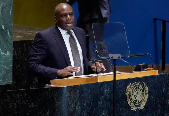 David Lammy addresses the the Summit of the Future, in the United Nations General Assembly.