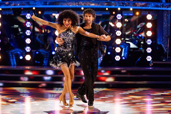 Nancy Xu and Shayne Ward on the Strictly dance floor