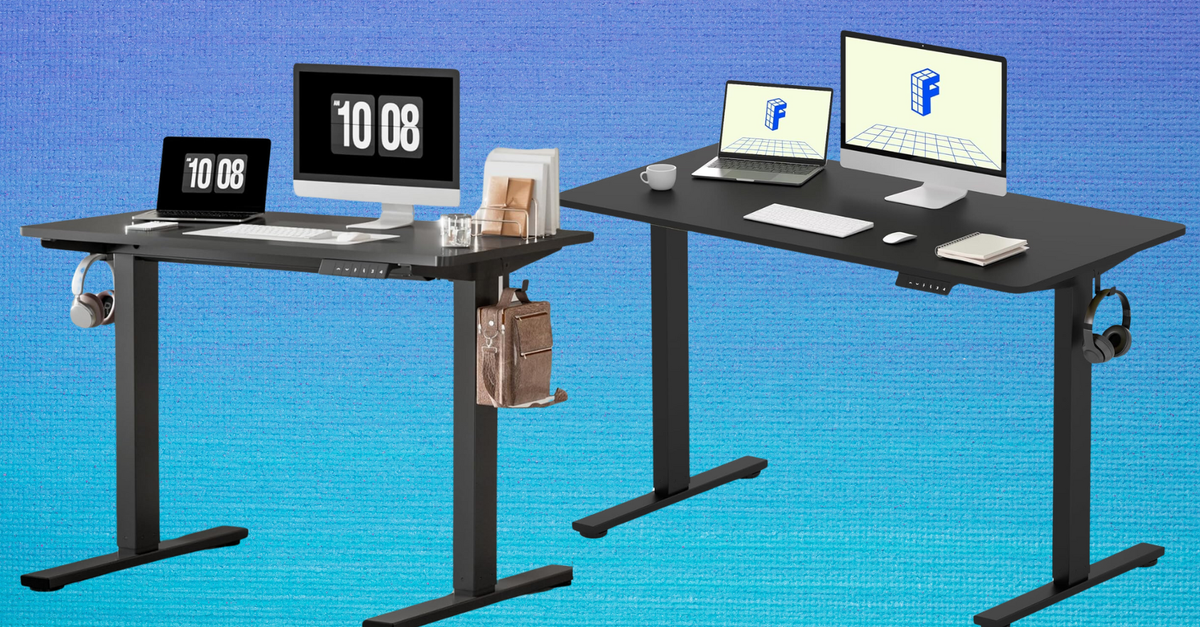 NextImg:This Electric Standing Desk Is Only $120, So Get Off Your Butt Before It's Too Late