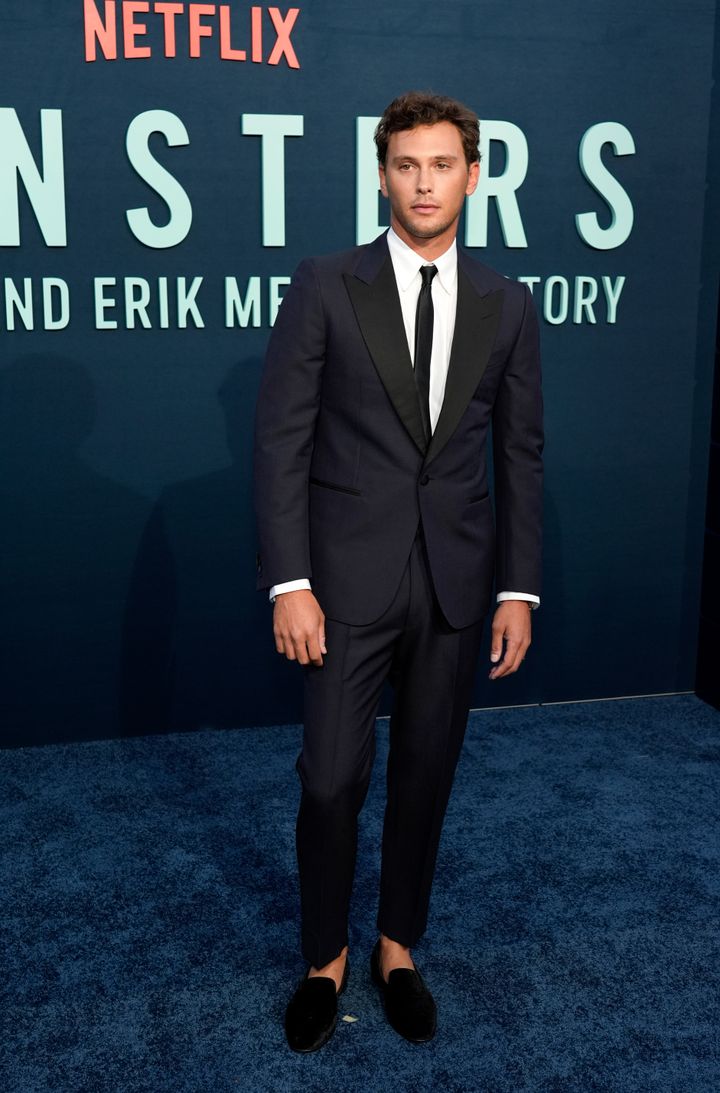 Cooper Koch at the premiere of Monsters: The Lyle And Erik Menéndez Story