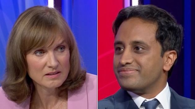 Fiona Bruce called out Zia Yusuf time and time again last night