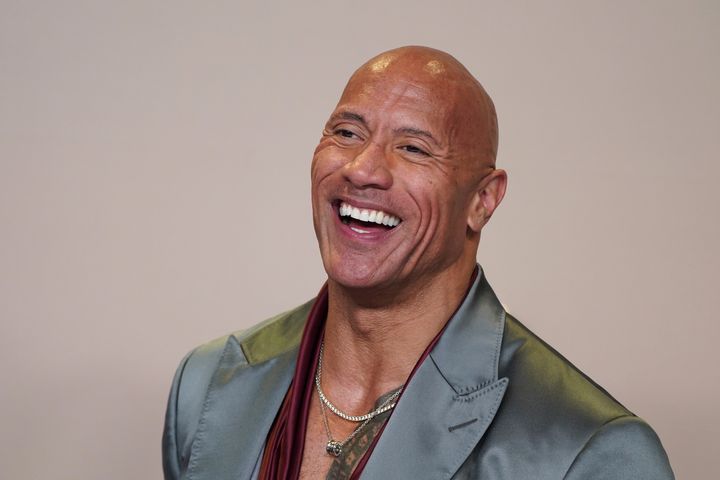 Dwayne Johnson at the Oscars earlier this year