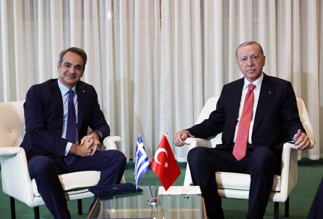 24 Σεπτεμβρίου 2024 Συνάντηση του πρωθυπουργού Κυριάκου Μητσοτάκη με τον πρόεδρο της Τουρκίας Ρ.Τ Ερντογάν στο περιθώριο της Συνόδου Κορυφής του ΟΗΕ