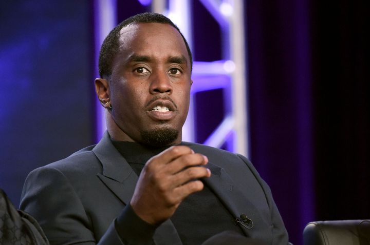 Sean "Diddy" Combs participates in "The Four" panel during the FOX Television Critics Association Winter Press Tour in Pasadena, California, Jan. 4, 2018.