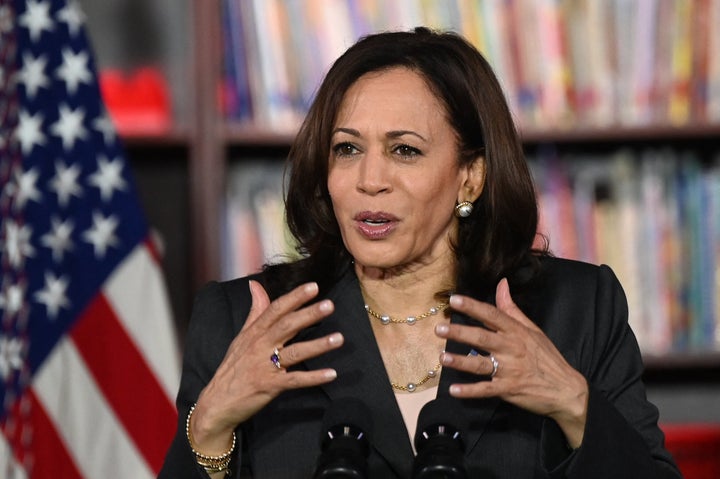 Kamala Harris speaks during a visit to an early childhood education center in Washington, D.C., in June 2011.