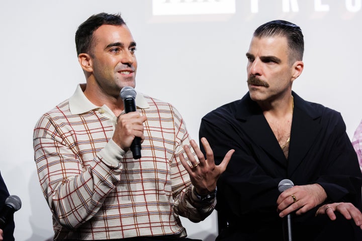 “I have never seen Zach act safely during a performance. Everything he does always takes a big turn,” said series creator Michael Grassi (left).