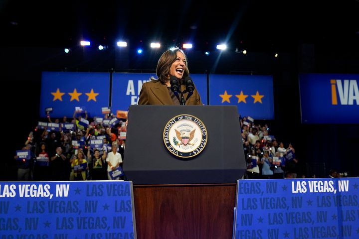 Vice President Kamala Harris emphasized her plans to build an "opportunity economy" in a state where economic concerns are top of mind.