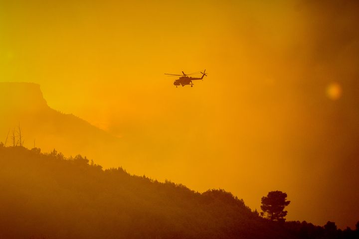 Πυρκαγιά στην περιοχή του Ξυλοκάστρου στην Κορινθία, εικόνες από τα χωριά Ελληνικό και Καλλιθέα (29 Σεπτεμβρίου 2024)