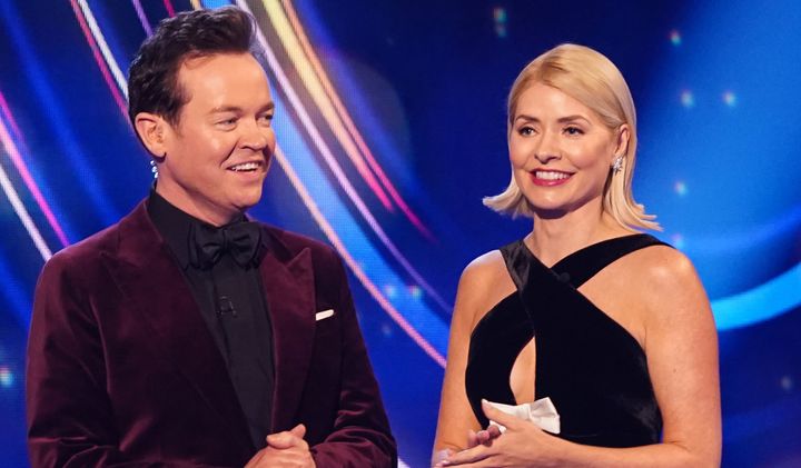 Dancing On Ice hosts Stephen Mulhern and Holly Willoughby