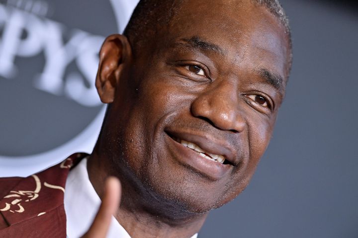 Dikembe Mutombo appears at the 2022 ESPYs. The basketball icon died at 58-years-old on Monday.