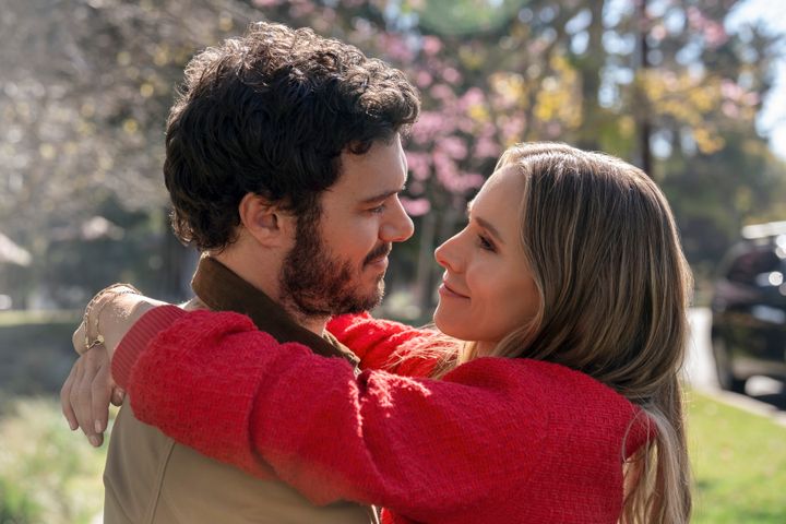 Adam Brody, left, and Kristen Bell star in "Nobody Wants This," Netflix's hottest new rom-com.