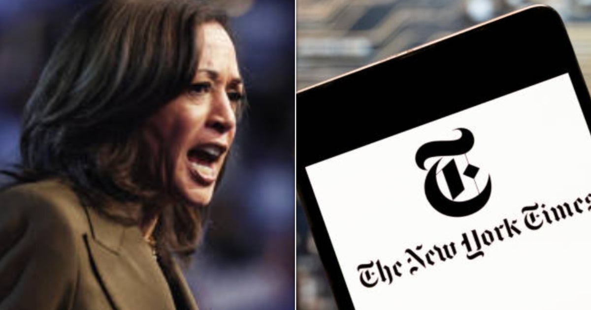 NextImg:NYT Endorses Kamala Harris, But One Issue Is Really Sticking In Its Craw