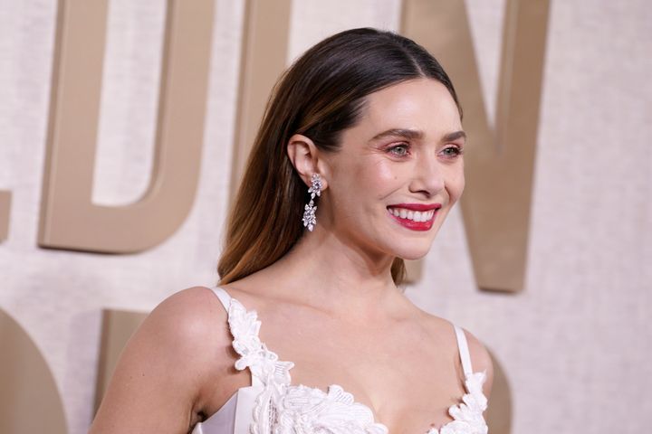 Elizabeth Olsen at the Golden Globes earlier this year