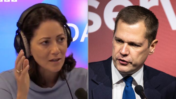 Mishal Husain cornered Robert Jenrick over his latest claim around the special forces and the ECHR