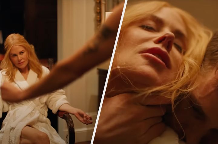 Nicole Kidman and Harris Dickinson in the new erotic thriller Babygirl