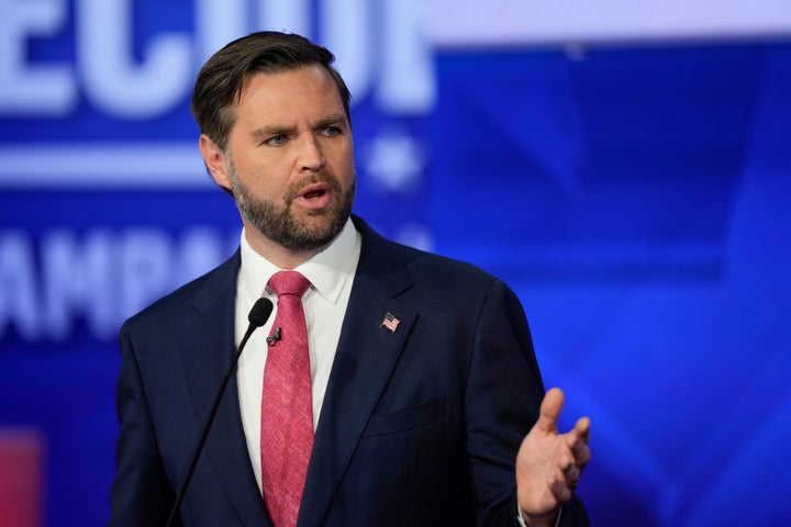 GOP vice presidential candidate JD Vance presented himself as a smoother, more controlled version of his running mate former President Donald Trump.