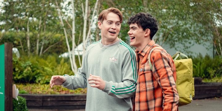 Kit Connor and Joe Locke in Heartstopper season 3