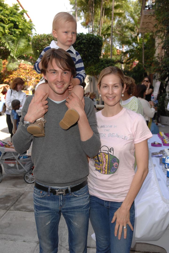 Kelly Rutherford und ihr Ex-Mann Daniel Gersh mit ihrem Sohn Hermes im Jahr 2008.