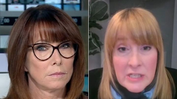 Sarah Jones was grilled by Kay Burley