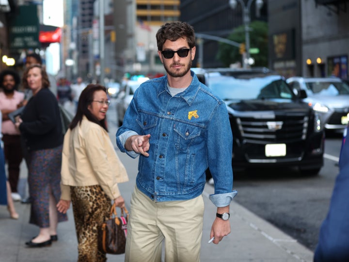 Andrew Garfield in New York on Wednesday