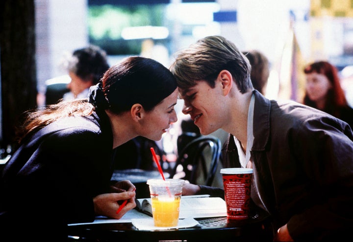 Minnie Driver and Matt Damon in Good Will Hunting