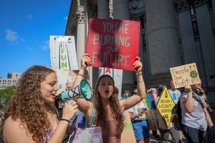 Youth climate activists and allies rallied and marched through New York City in September 2024, shortly before the beginning of the United Nations General Assembly and Climate Week NYC.