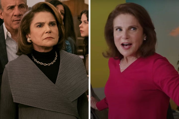 Tovah Feldshuh in Nobody Wants This (left) and Crazy Ex-Girlfriend (right)