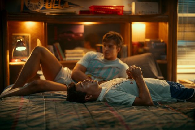 Nicholas Chavez and Cooper Koch as Lyle and Erik Menéndez in Monsters