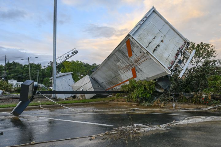 Asheville, N.C. has been devastated by the heavy rains and flooding after Hurricane Helene.