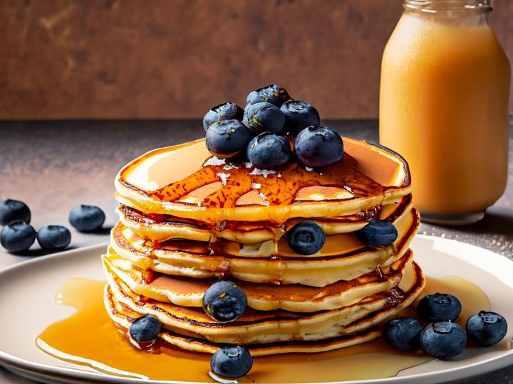 “The ideal batter for American-style pancakes is 'almost combined,' meaning the batter is almost completely mixed but still thick. You may see a few streaks of flour," said Rizwan Asad.