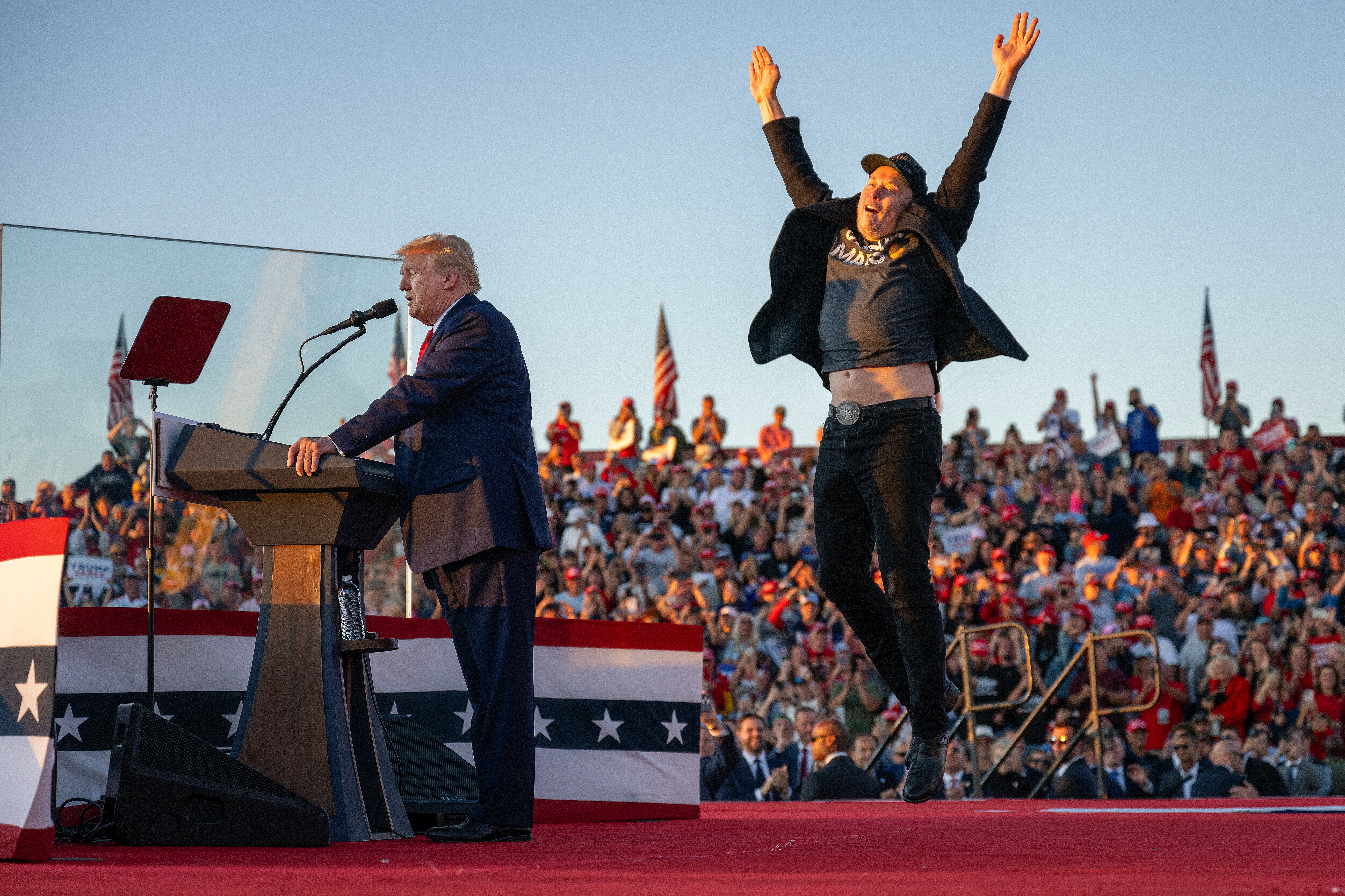 Elon Musk Jumping At Trump s Rally Is A Strong Contender For The Elon Musk Jumping At Trump s Rally Is A Strong Contender For The