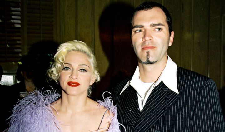 Madonna and her brother Christopher Ciccone pictured together in the mid-1990s