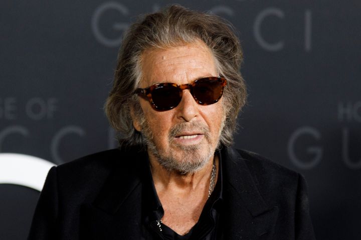 Al Pacino at the premiere of House Of Gucci in 2021