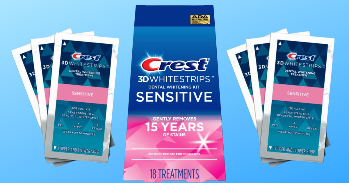 NextImg:These Crest 3D Whitestrips Are Made For Sensitive Teeth — And They’re Over 50% Off Right Now