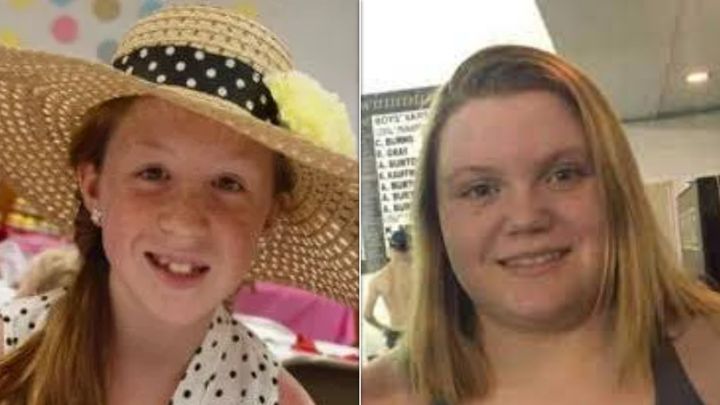 From left: Abby Williams, 13, and Libby German, 14, were found dead not far from an abandoned railroad bridge where they were apparently last seen hiking in 2017.