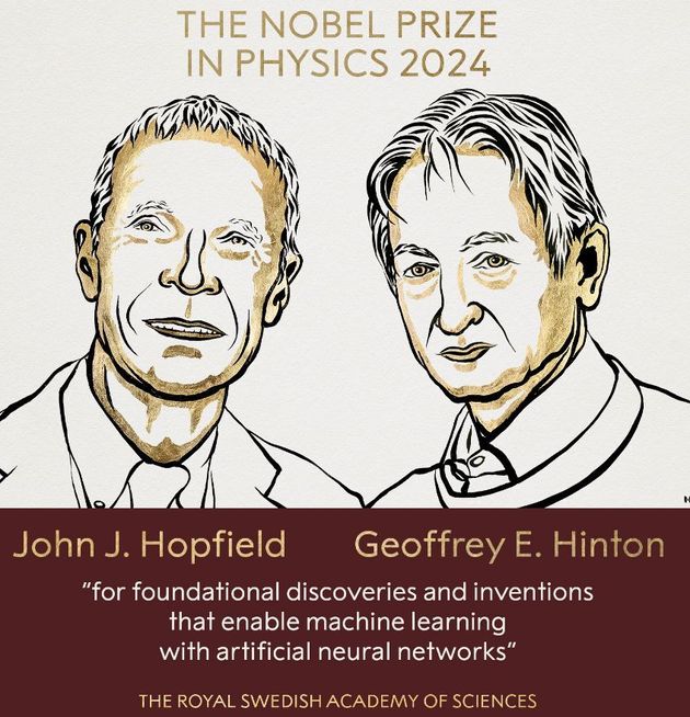 Οι επιστήμονες John Hopfield (Τζον Χόπφιλντ) και Geoffrey Hinton (Τζέφρεϊ Χίντον) τιμώνται με το Νόμπελ Φυσικής 2024