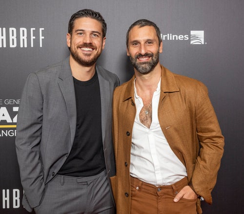 "There's a love story behind the love story," Marco Pigossi said of working with his husband, Marco Calvani.
