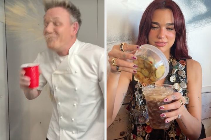 Gordon Ramsay and Dua Lipa