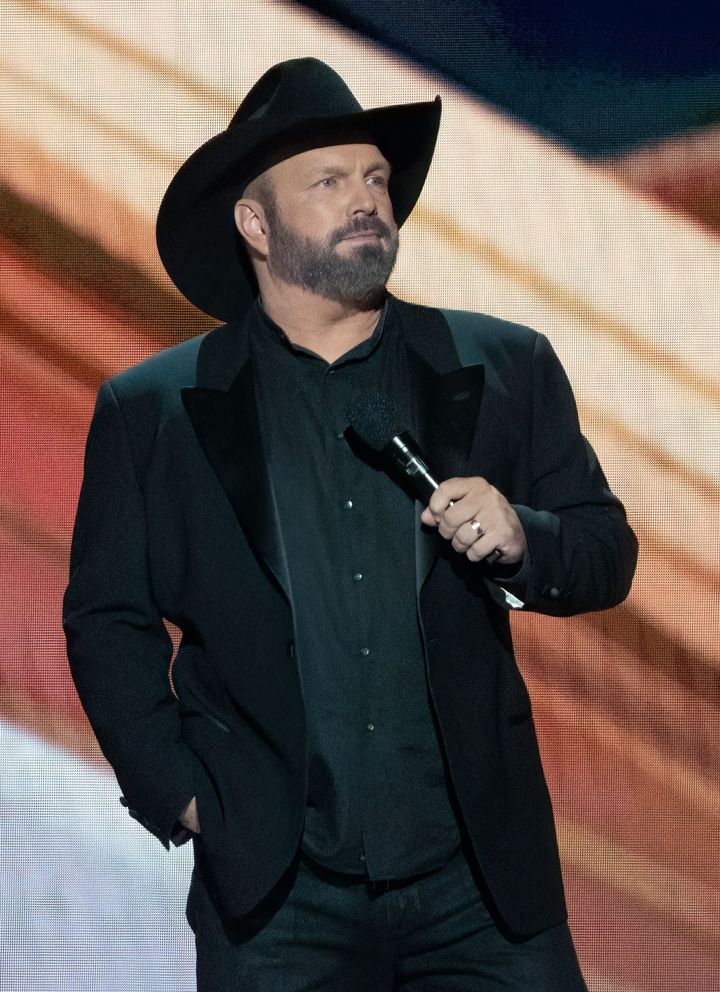 US singer-songwriter Garth Brooks performs during the Academy of Country Music Awards at Ford Center at the Star in Frisco, Texas, on May 11, 2023.